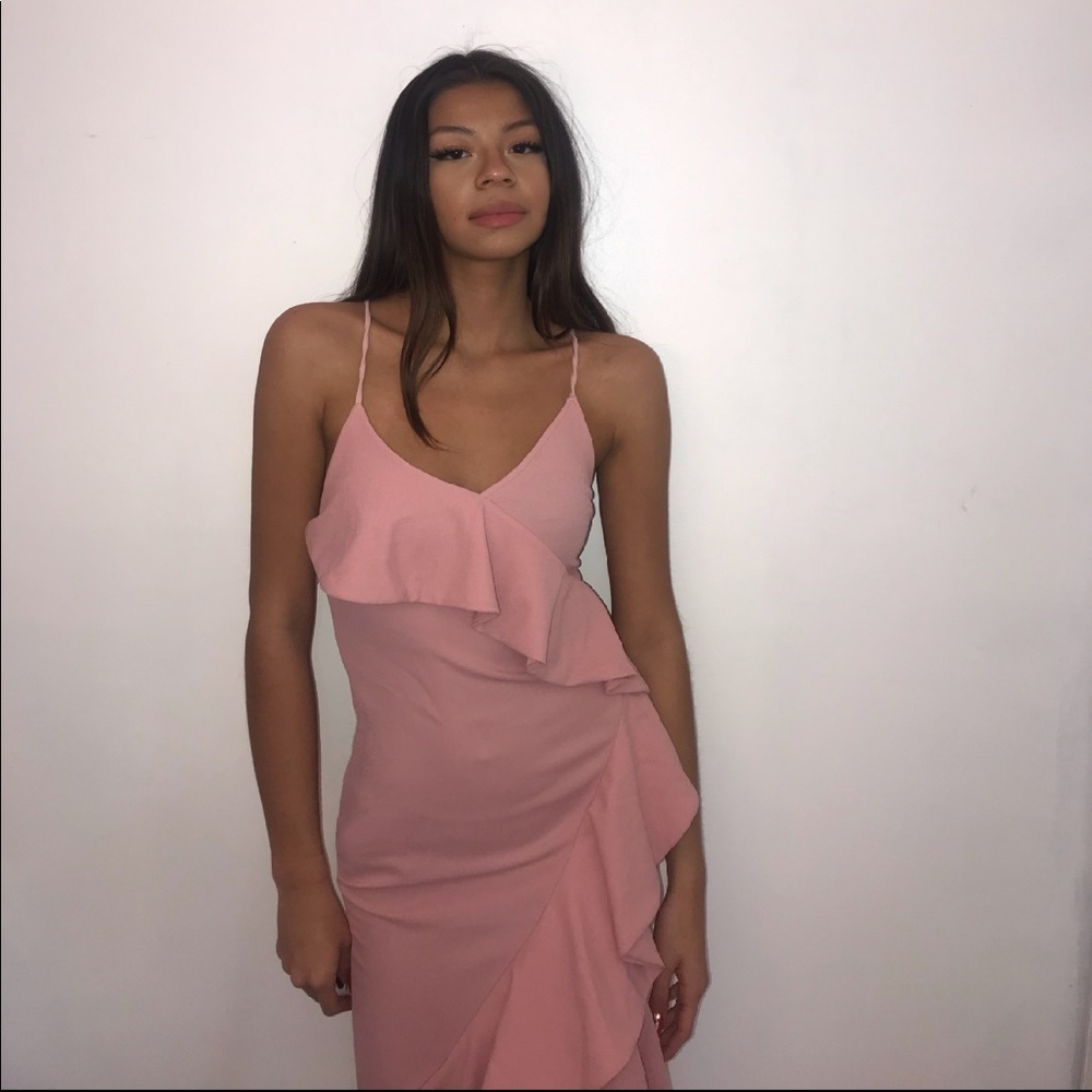 Pink Ruffle Dress💗